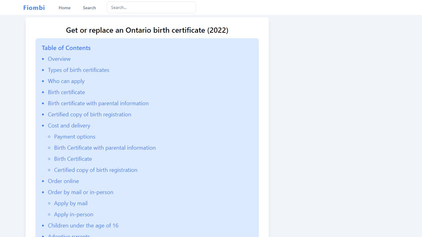 Get or replace an Ontario birth certificate (2022)